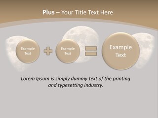 Dawn Moon Astronomy PowerPoint Template