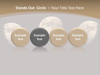 Dawn Moon Astronomy PowerPoint Template