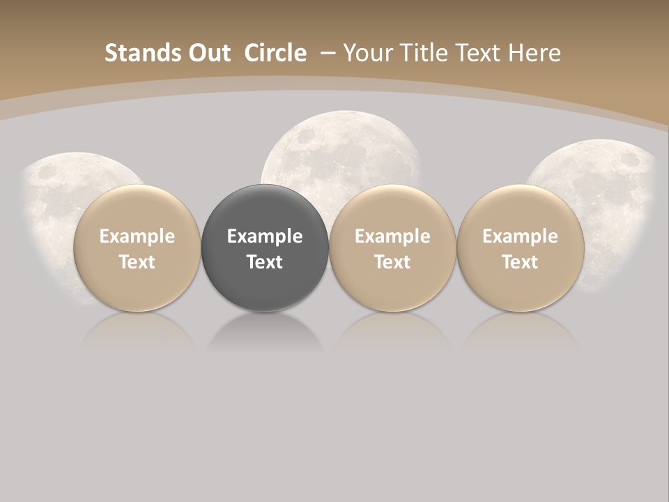 Dawn Moon Astronomy PowerPoint Template