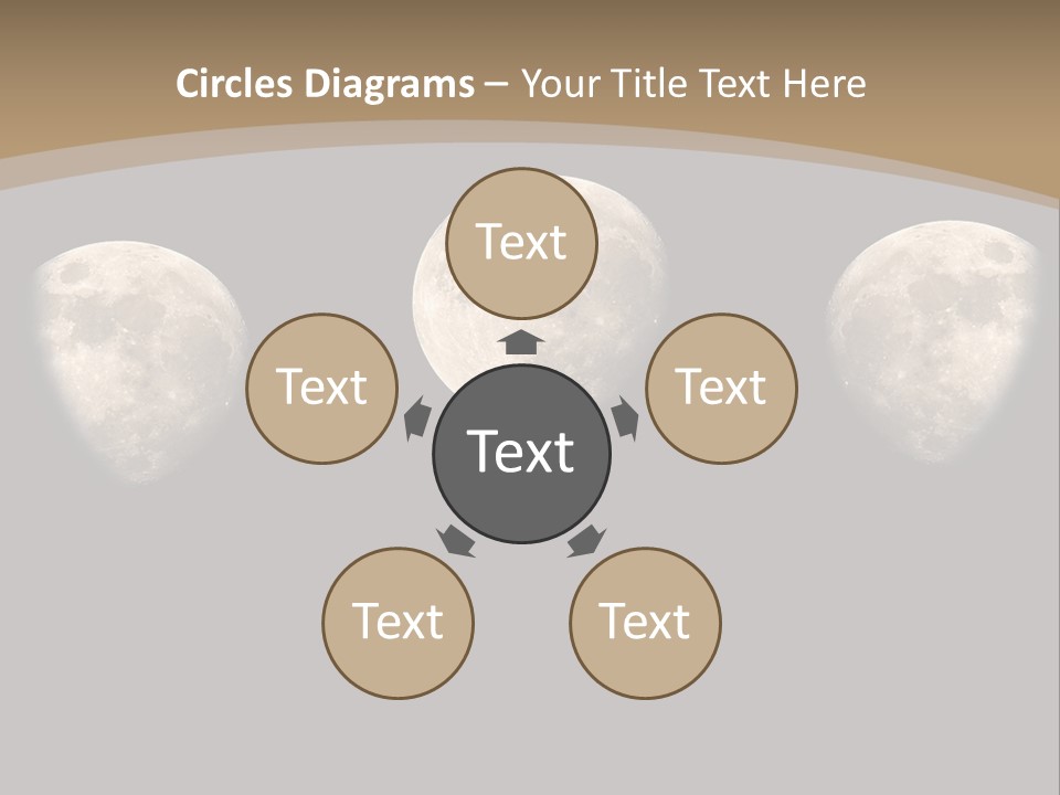 Dawn Moon Astronomy PowerPoint Template
