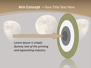 Dawn Moon Astronomy PowerPoint Template