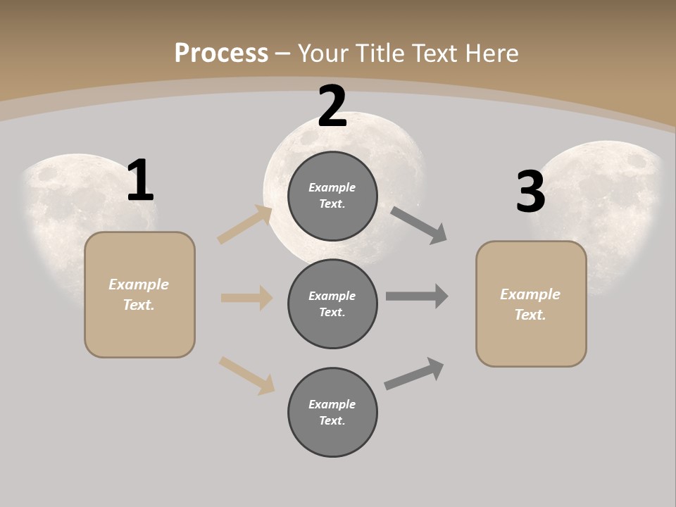 Dawn Moon Astronomy PowerPoint Template