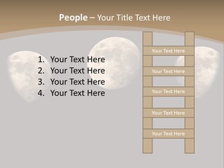 Dawn Moon Astronomy PowerPoint Template