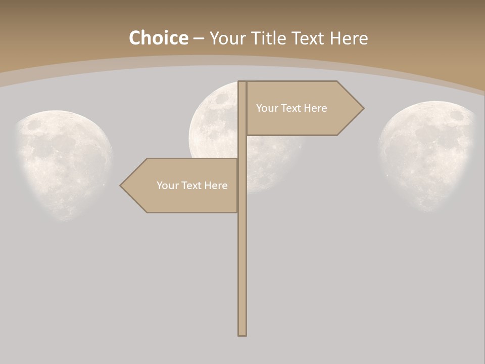 Dawn Moon Astronomy PowerPoint Template