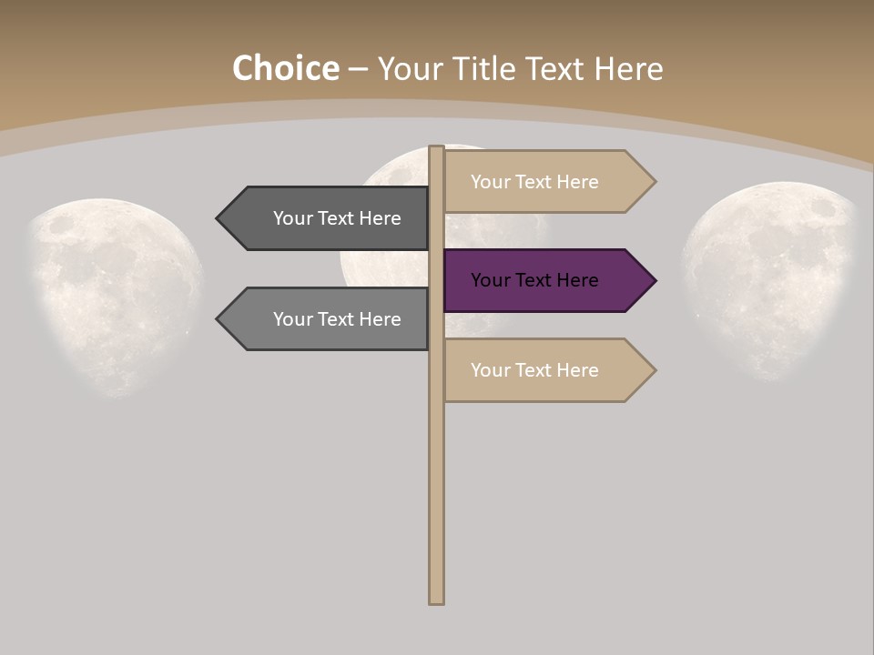 Dawn Moon Astronomy PowerPoint Template