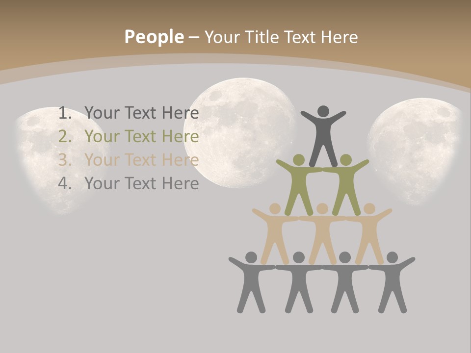 Dawn Moon Astronomy PowerPoint Template