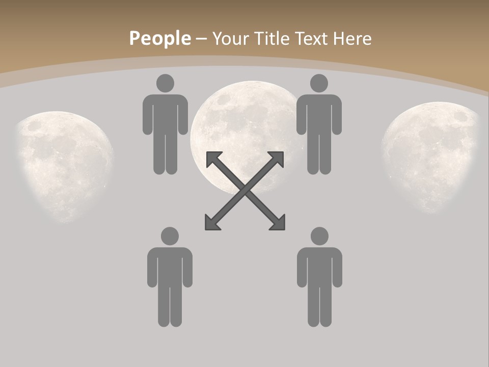 Dawn Moon Astronomy PowerPoint Template