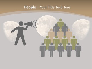 Dawn Moon Astronomy PowerPoint Template