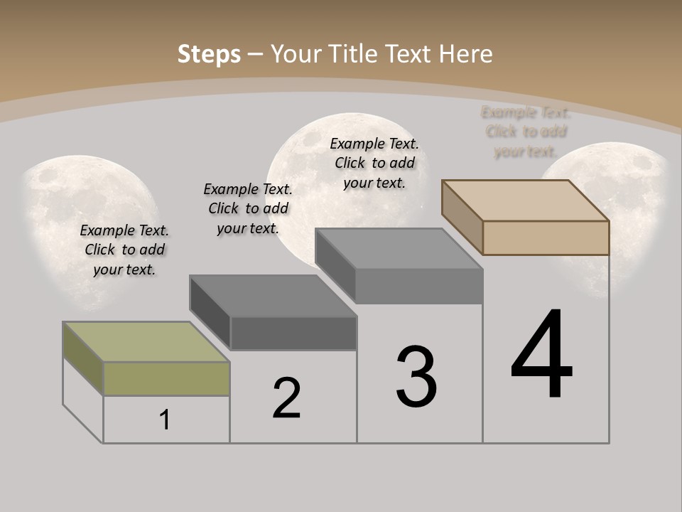 Dawn Moon Astronomy PowerPoint Template