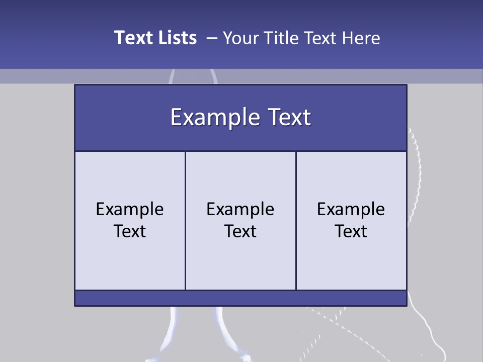 Water Pipe Hookah Blue PowerPoint Template