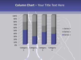 Water Pipe Hookah Blue PowerPoint Template