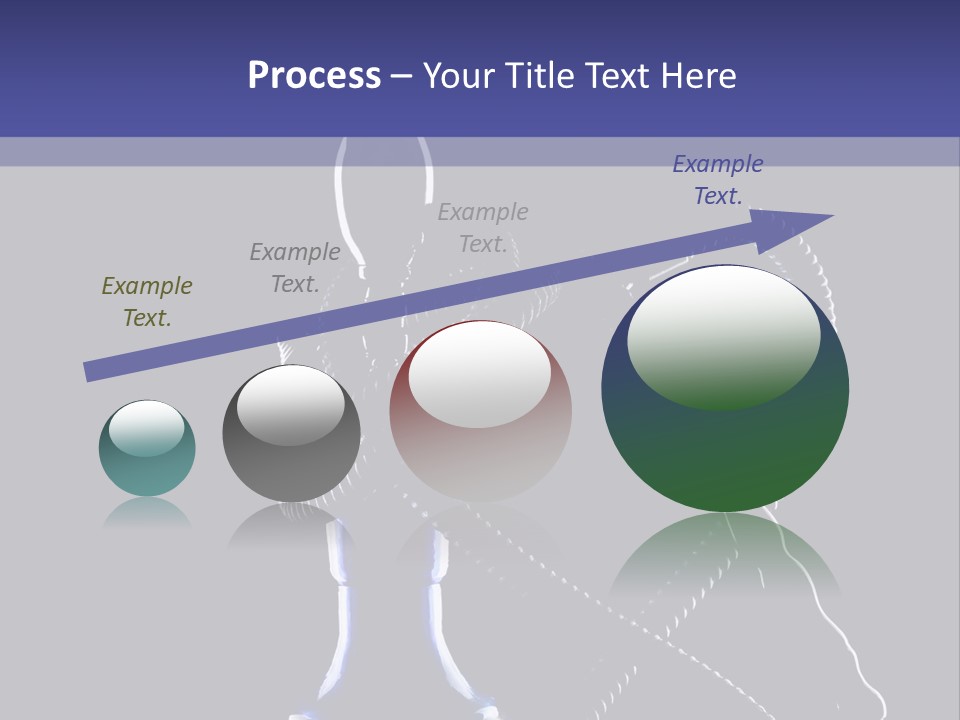 Water Pipe Hookah Blue PowerPoint Template