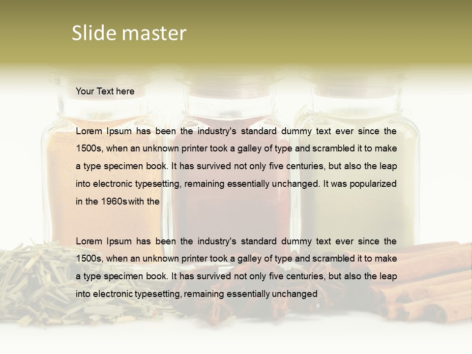 Supper Green Cayenne PowerPoint Template