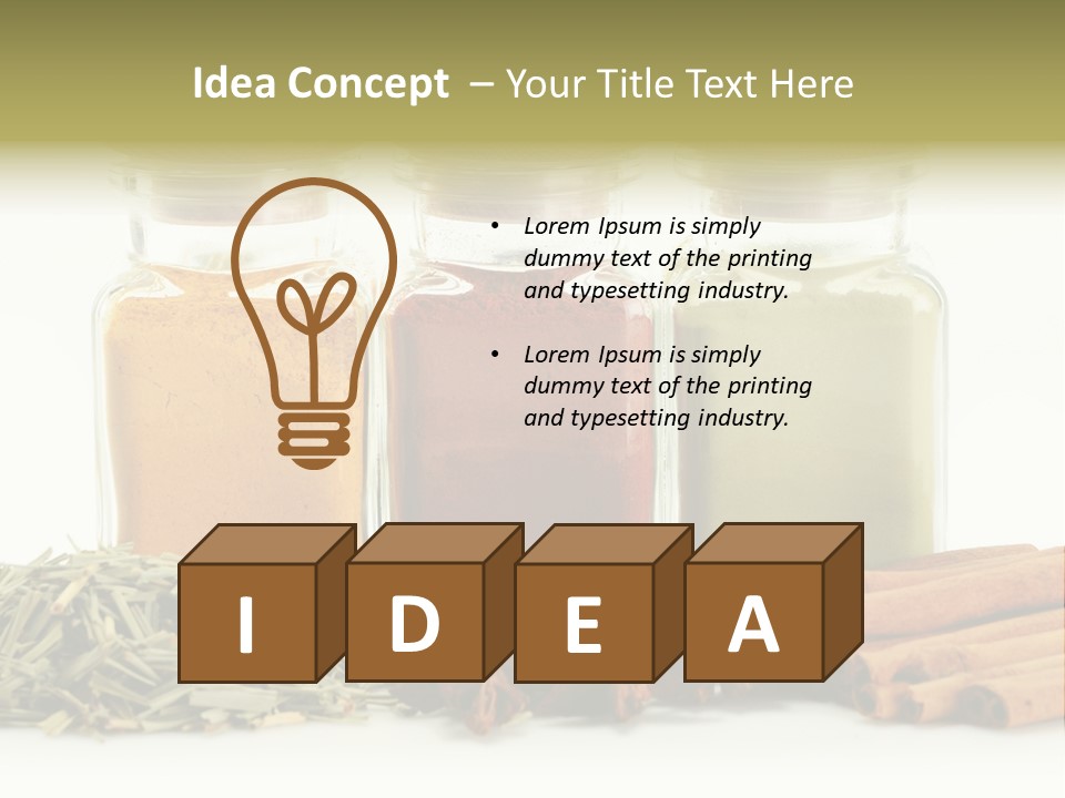 Supper Green Cayenne PowerPoint Template