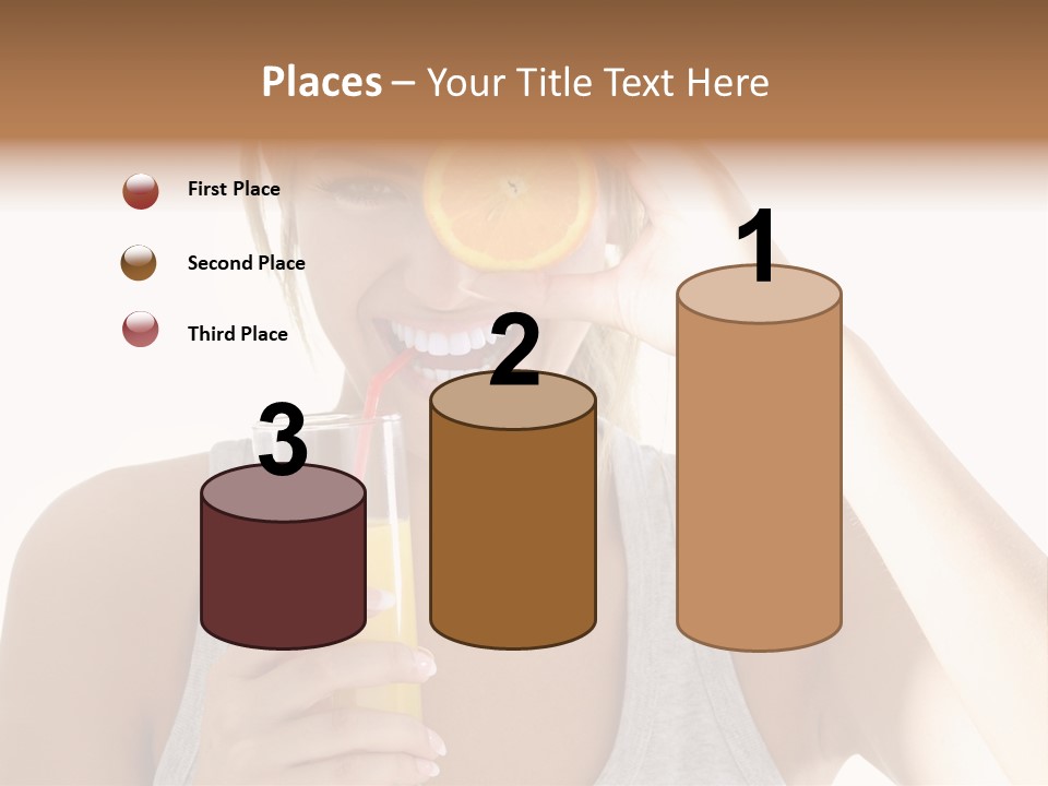 Diet White Lifestyle PowerPoint Template