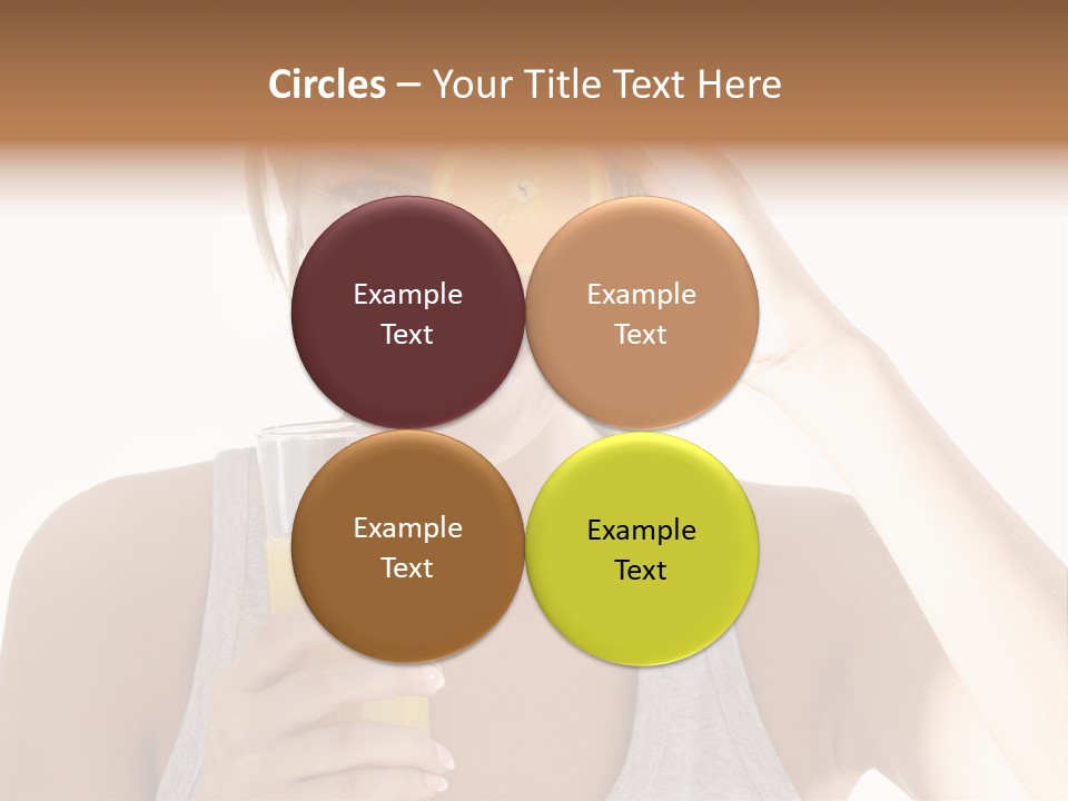 Diet White Lifestyle PowerPoint Template