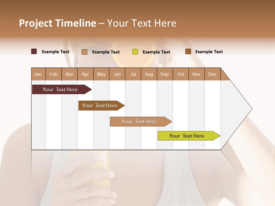 Diet White Lifestyle PowerPoint Template