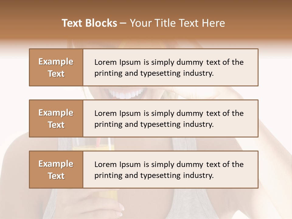 Diet White Lifestyle PowerPoint Template