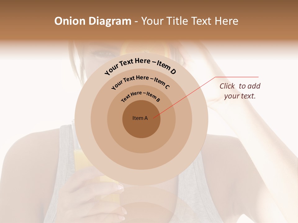 Diet White Lifestyle PowerPoint Template