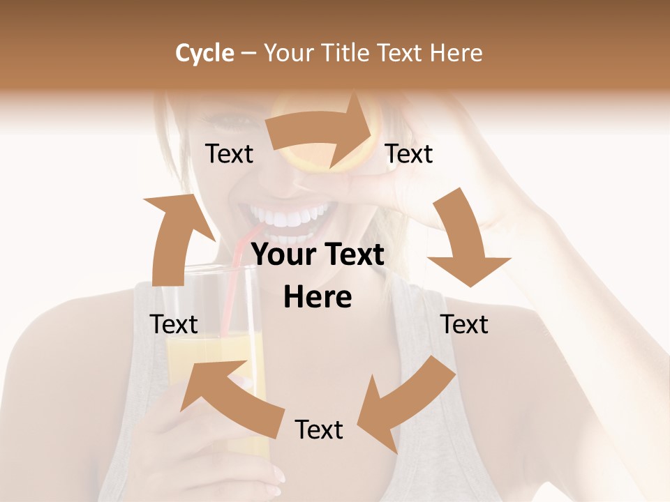 Diet White Lifestyle PowerPoint Template