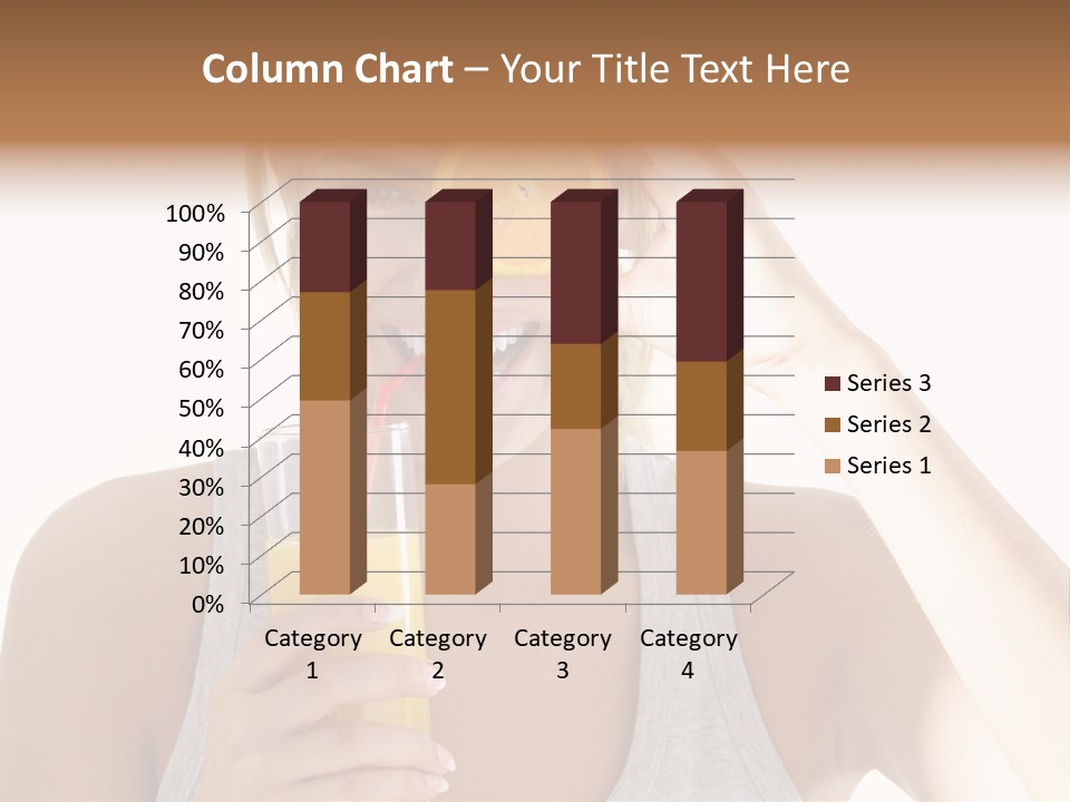 Diet White Lifestyle PowerPoint Template