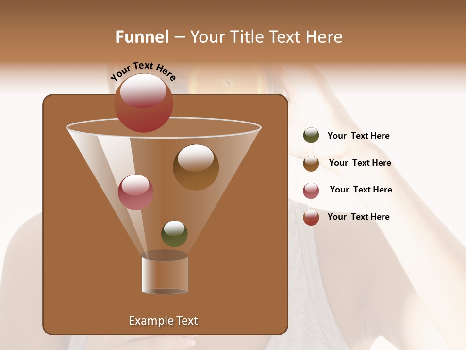 Diet White Lifestyle PowerPoint Template