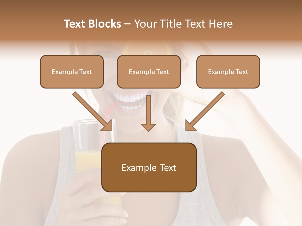 Diet White Lifestyle PowerPoint Template