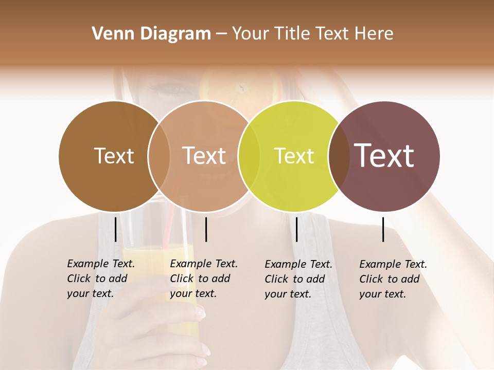 Diet White Lifestyle PowerPoint Template