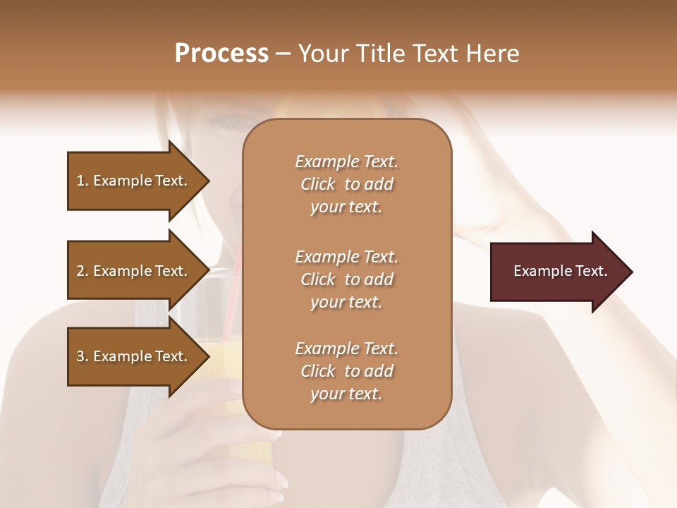 Diet White Lifestyle PowerPoint Template