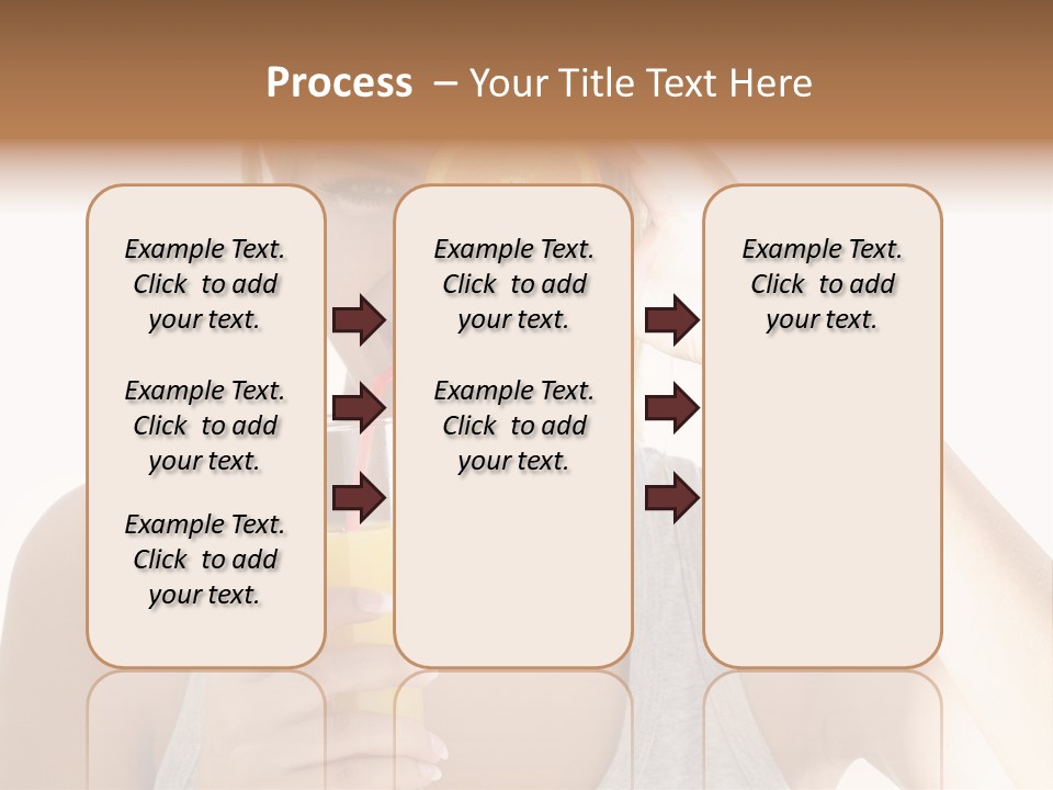 Diet White Lifestyle PowerPoint Template