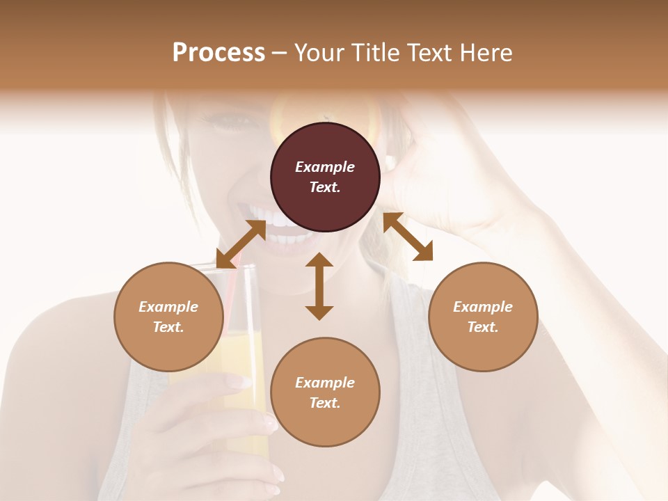 Diet White Lifestyle PowerPoint Template