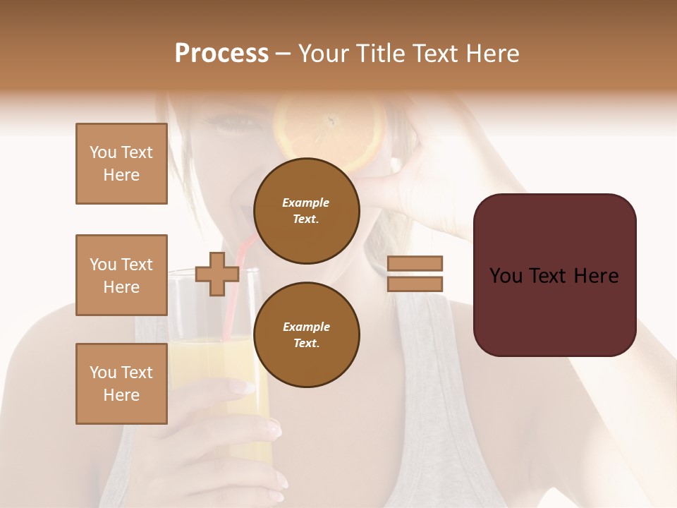 Diet White Lifestyle PowerPoint Template