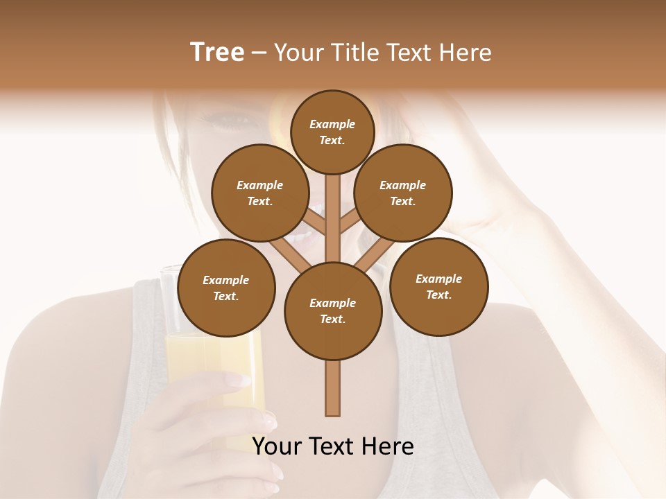 Diet White Lifestyle PowerPoint Template