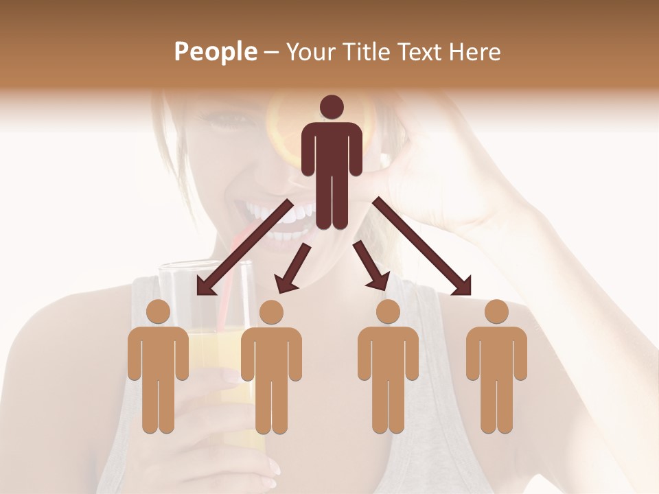 Diet White Lifestyle PowerPoint Template