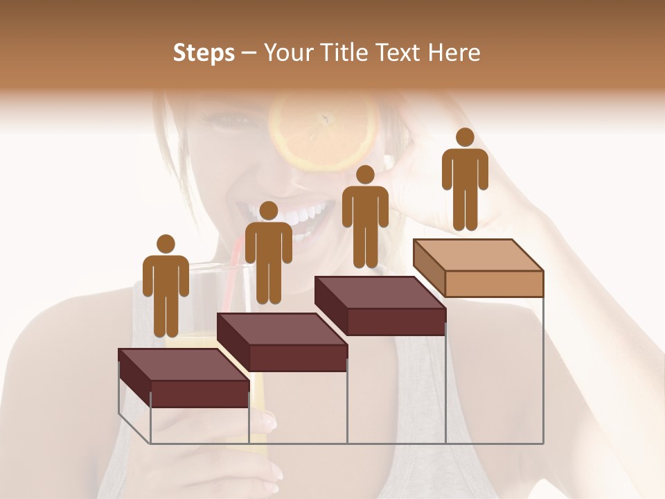 Diet White Lifestyle PowerPoint Template