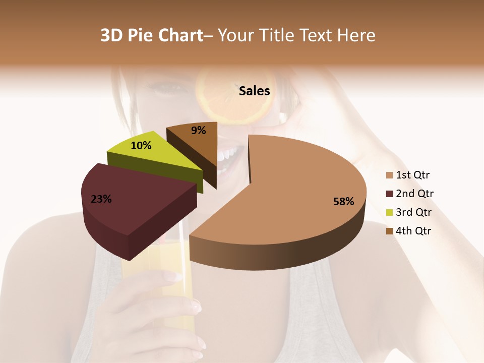 Diet White Lifestyle PowerPoint Template