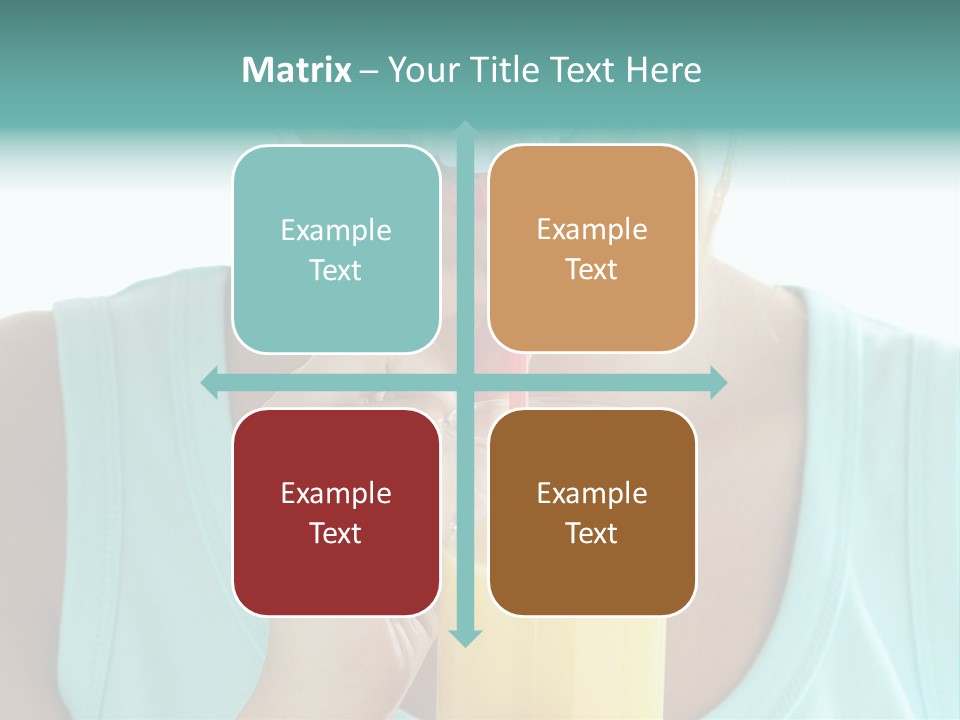 Caucasian Nutrition White PowerPoint Template