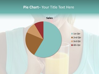 Caucasian Nutrition White PowerPoint Template