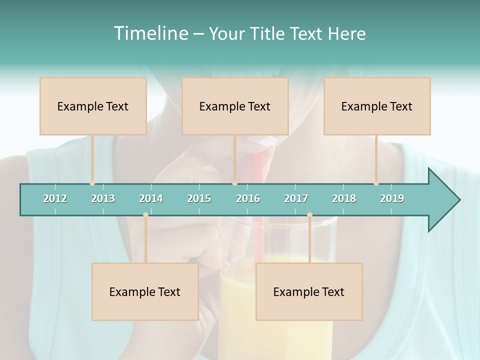 Caucasian Nutrition White PowerPoint Template