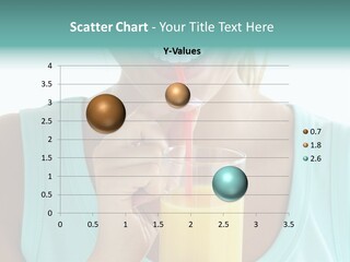 Caucasian Nutrition White PowerPoint Template