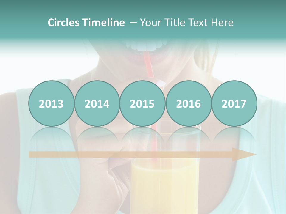 Caucasian Nutrition White PowerPoint Template