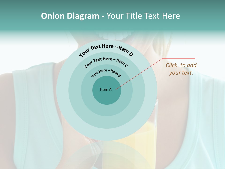 Caucasian Nutrition White PowerPoint Template