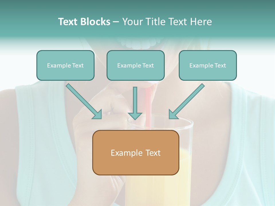 Caucasian Nutrition White PowerPoint Template