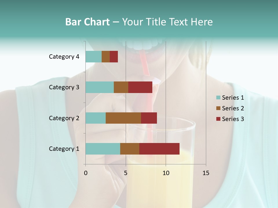 Caucasian Nutrition White PowerPoint Template