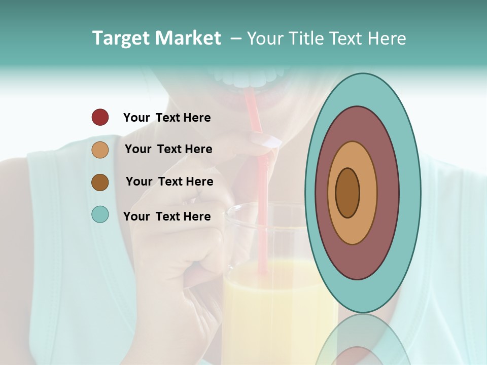 Caucasian Nutrition White PowerPoint Template