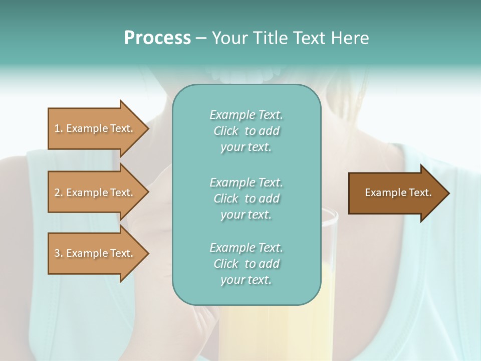 Caucasian Nutrition White PowerPoint Template