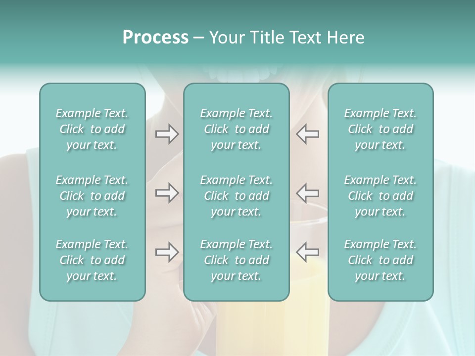 Caucasian Nutrition White PowerPoint Template