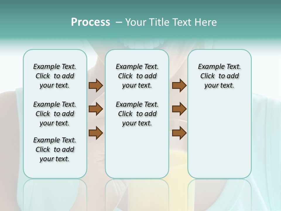 Caucasian Nutrition White PowerPoint Template
