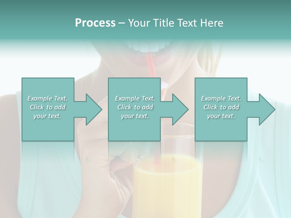 Caucasian Nutrition White PowerPoint Template