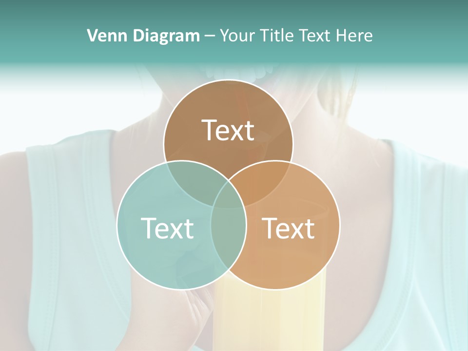 Caucasian Nutrition White PowerPoint Template